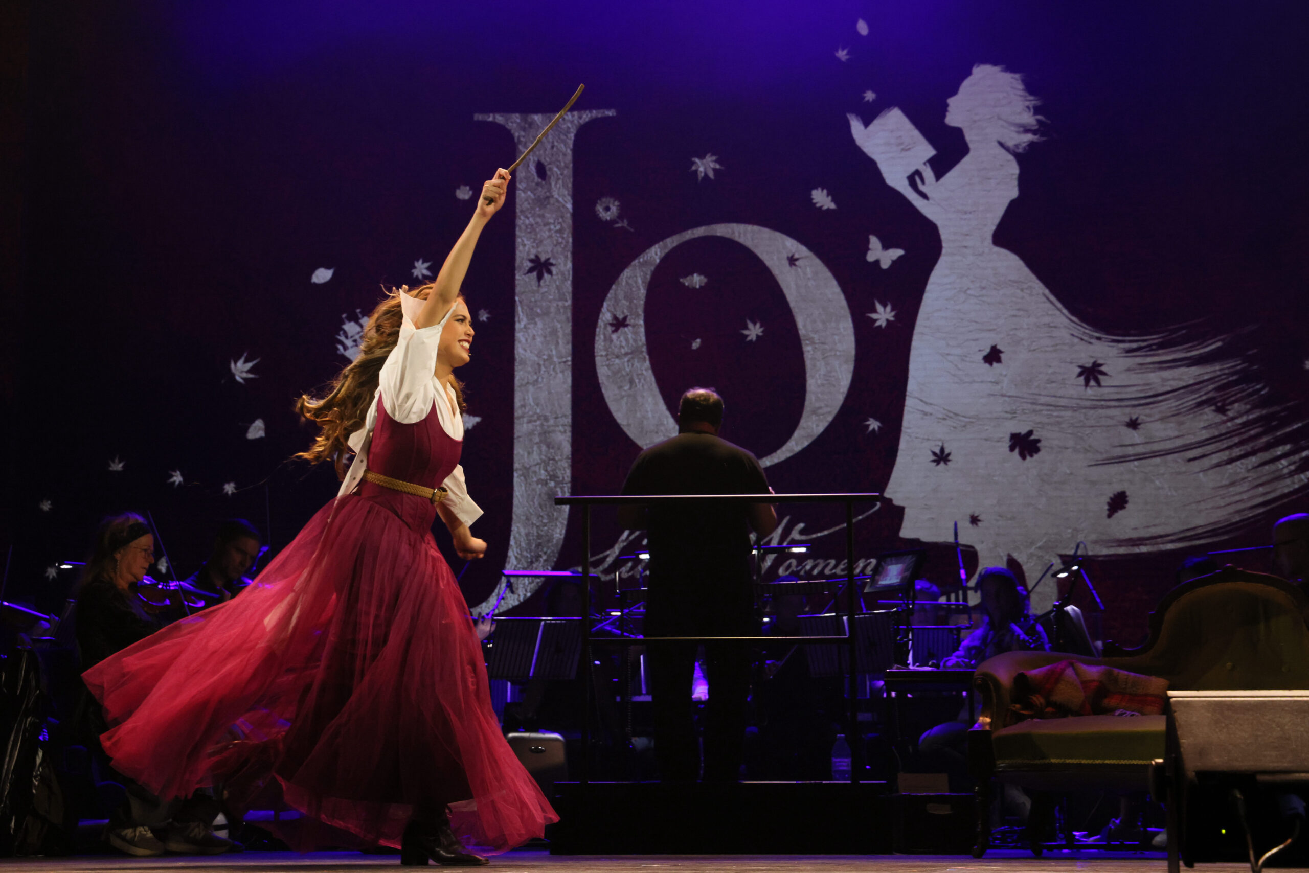 Christine Allado in Jo The Little Woman Musical 3 Photo by Roger Alarcon