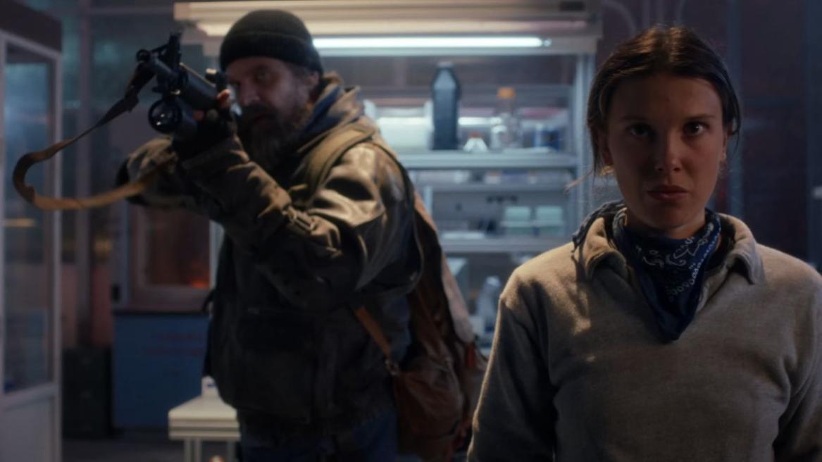 Hopper and 11 Stranger Things Season 5