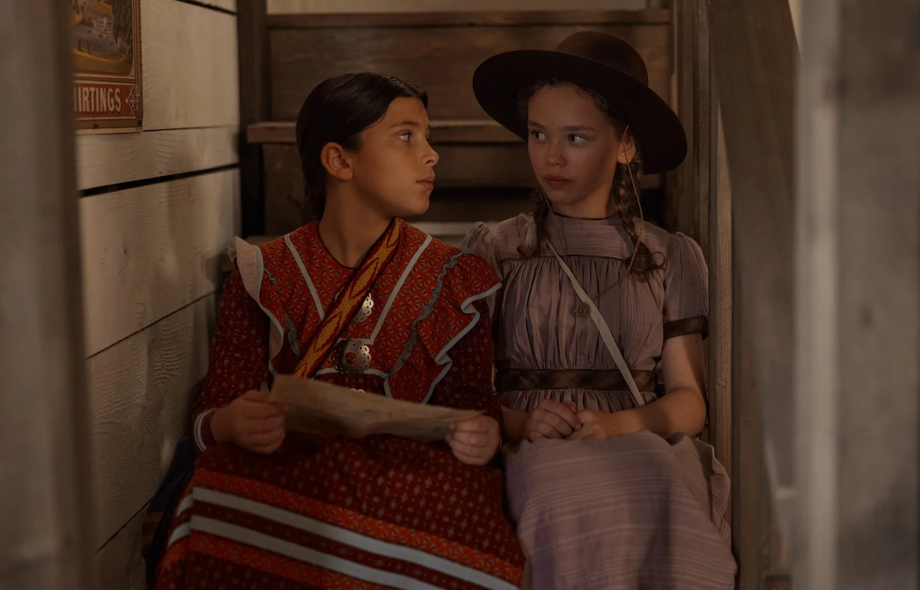 Good Eagle and Laura Ingalls Netflix Little House on the Prairie