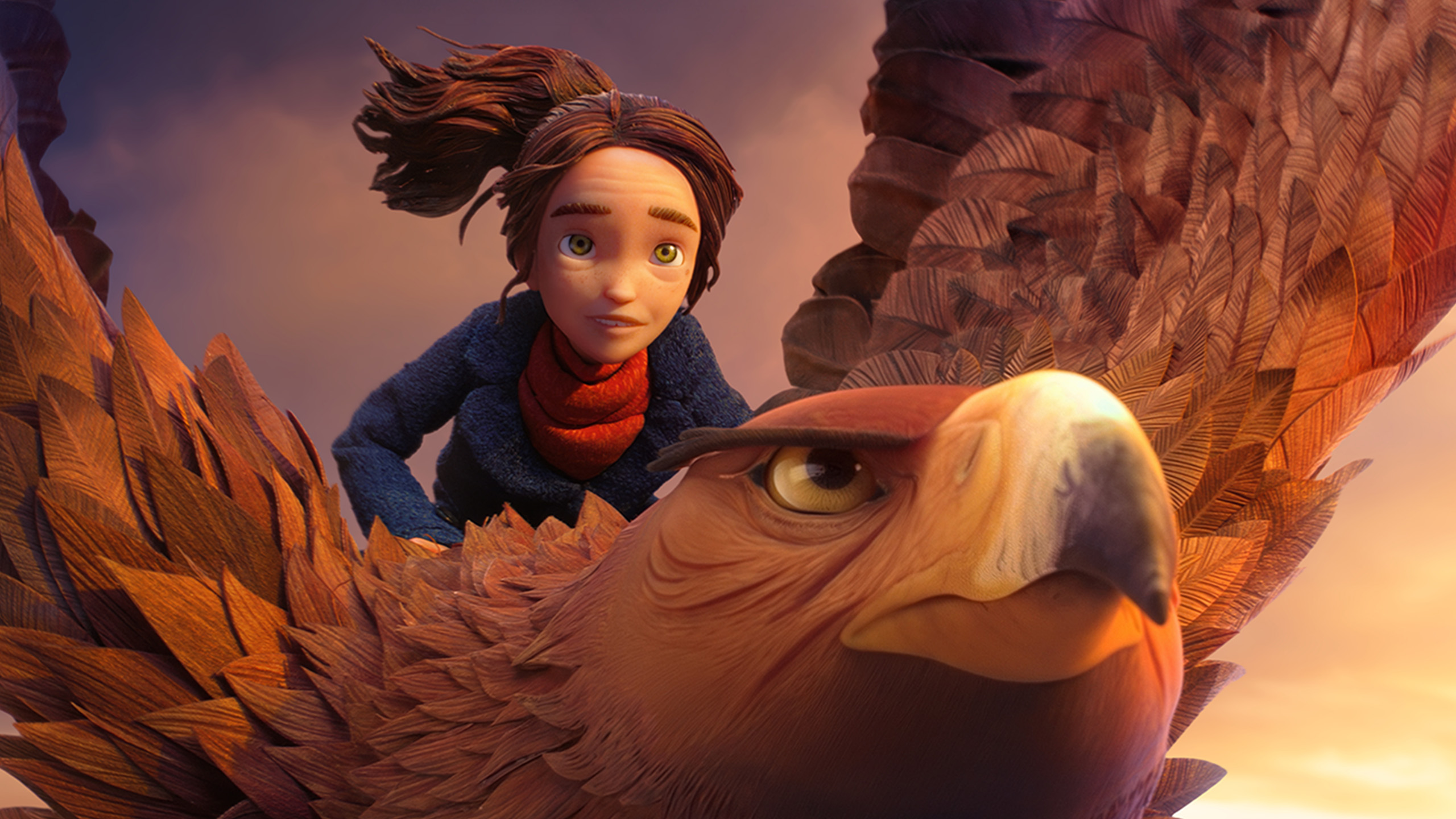 Prue McKeel (voiced by Peyton Elizabeth Lee) riding The General in Laika's "Wildwood".