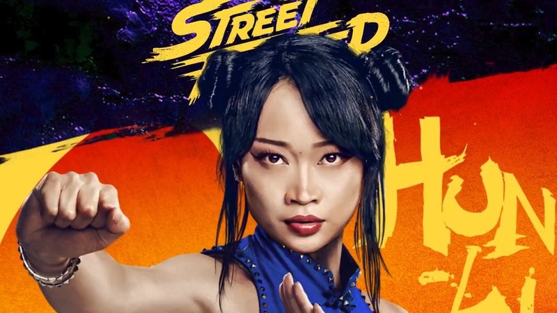 Callina Liang as Chun-Li in the Street Fighter character piece