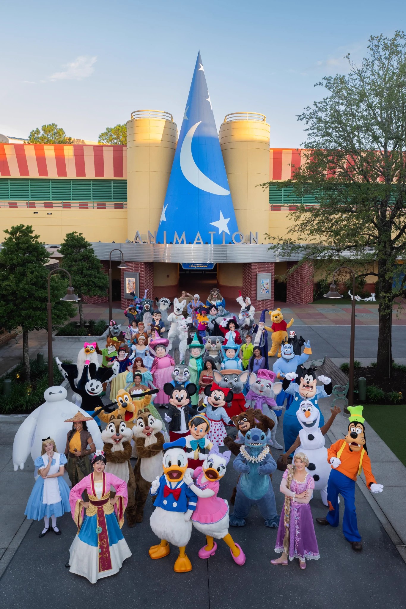 60 Disney Characters Celebrate the Opening of The Magic of Disney Animation