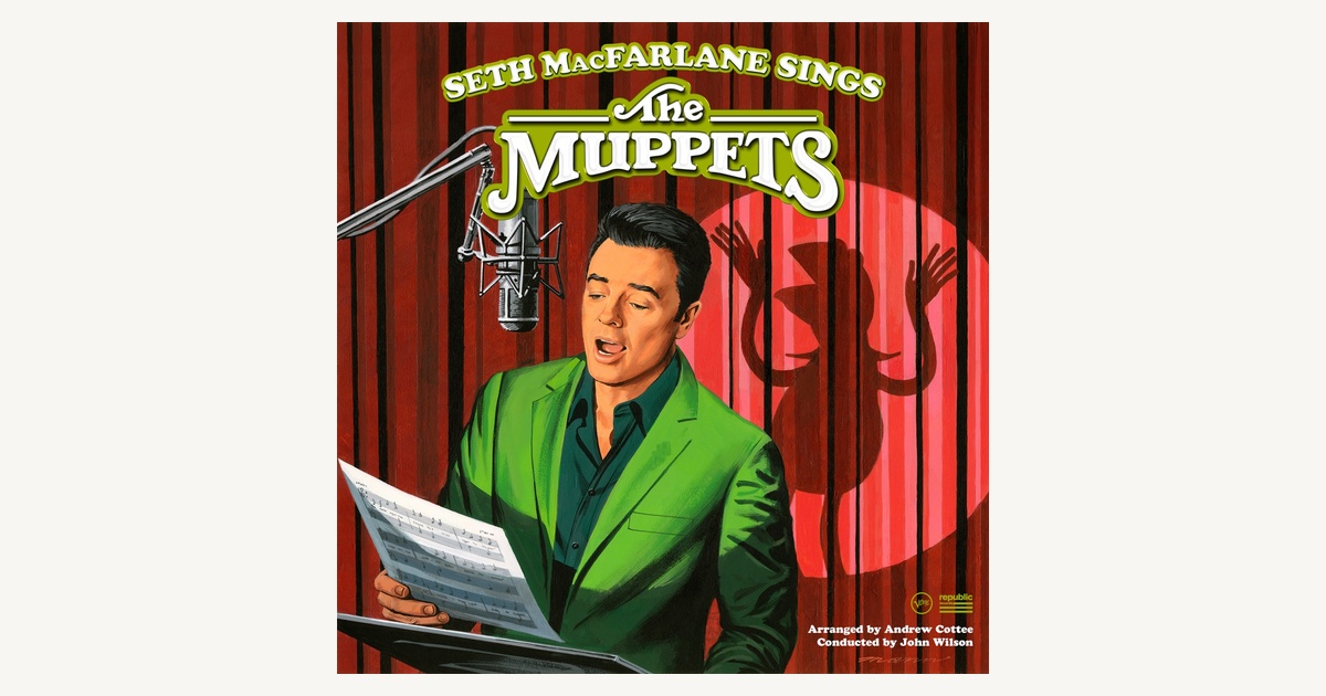 Official album cover for Seth MacFarlane Sings The Muppets
