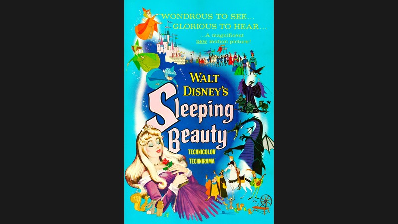 Theatrical poster for Disney's 1959 animated film Sleeping Beauty