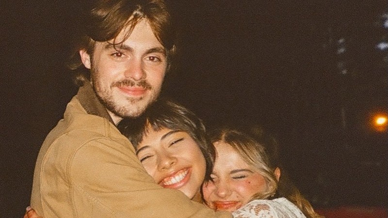 Jack Champion, Xochitl Gomez and Madeleine McGraw behind the scenes of Bad Influence