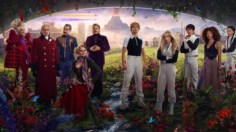The cast of The Hunger Games: Sunrise on the Reaping in the arena